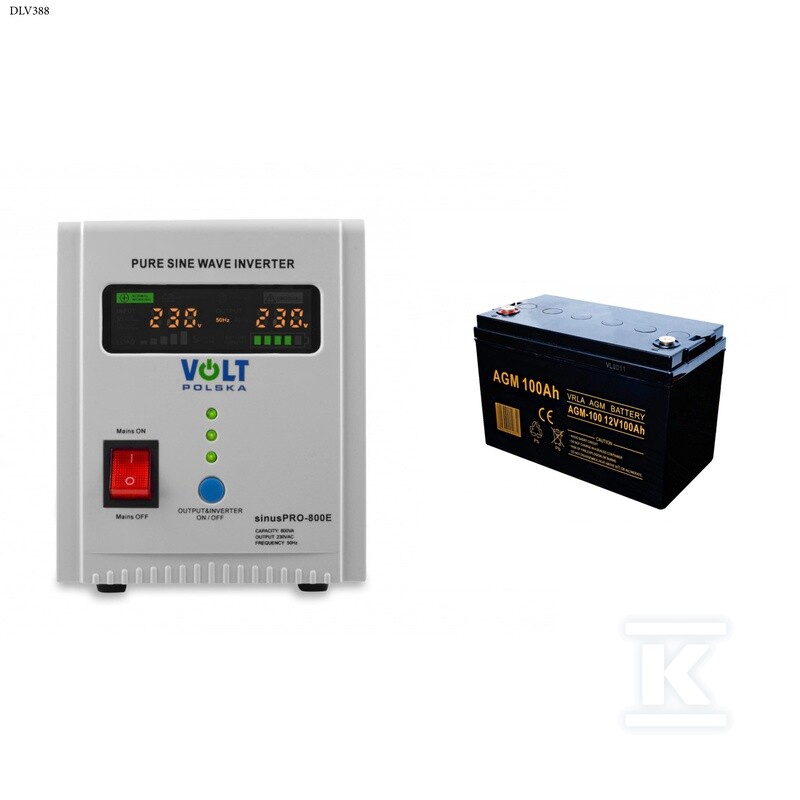 Zasilacz awaryjny SINUS PRO 800 E - DLV388