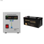 Zasilacz awaryjny SINUS PRO 1000 E 12/230V (700/1000W) + Akumulator AGM 12V 200 Ah