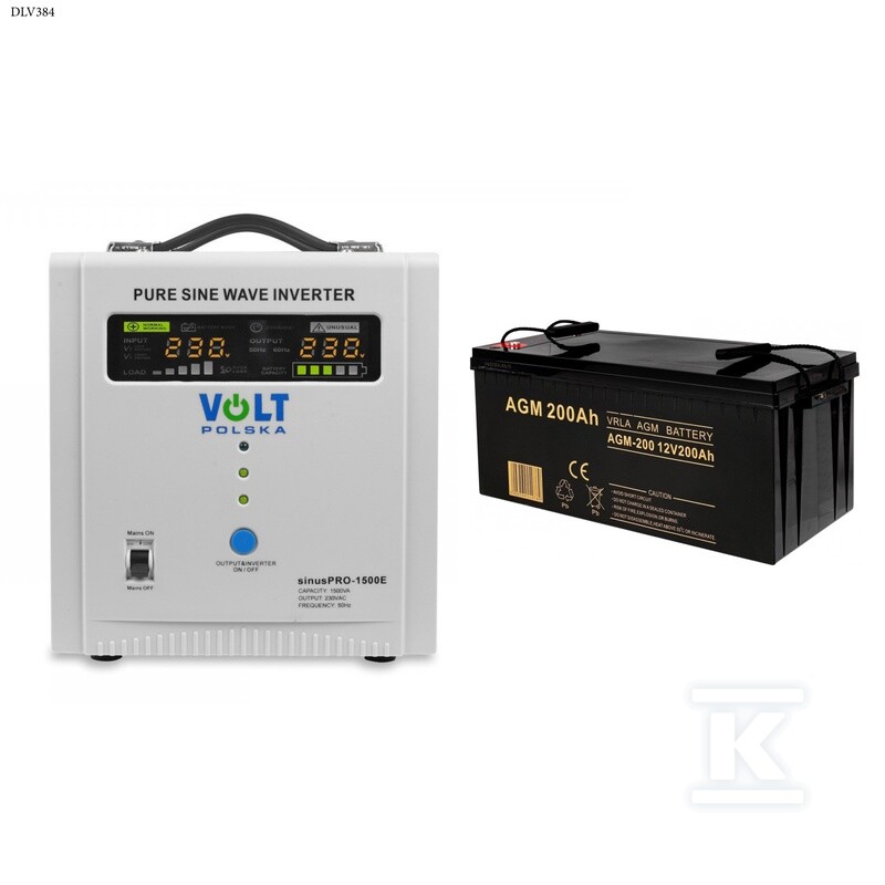 Zasilacz awaryjny SINUS PRO 1500 E - DLV384