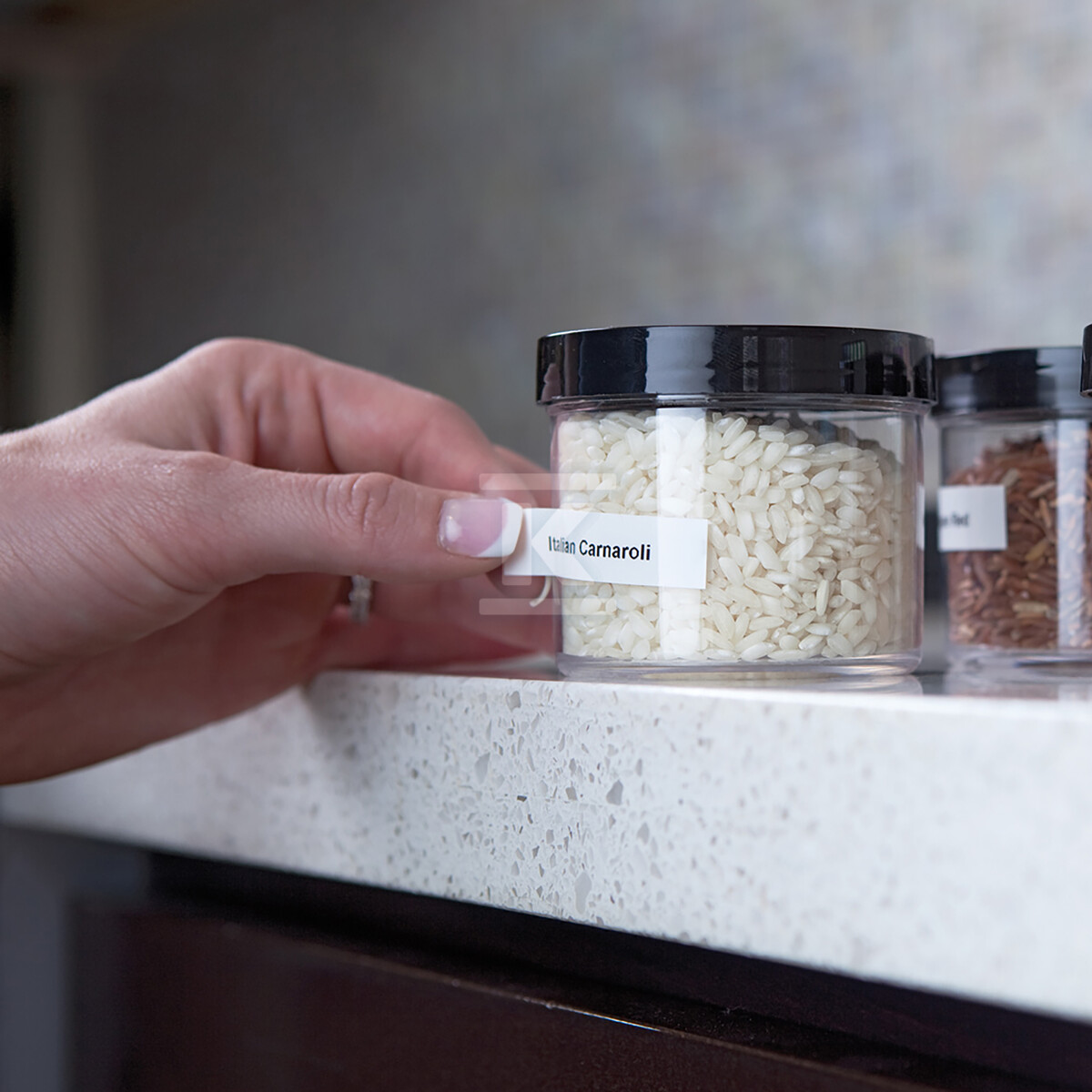 Стрічка Д1 9ммх7м, чорно-біла - S0720680