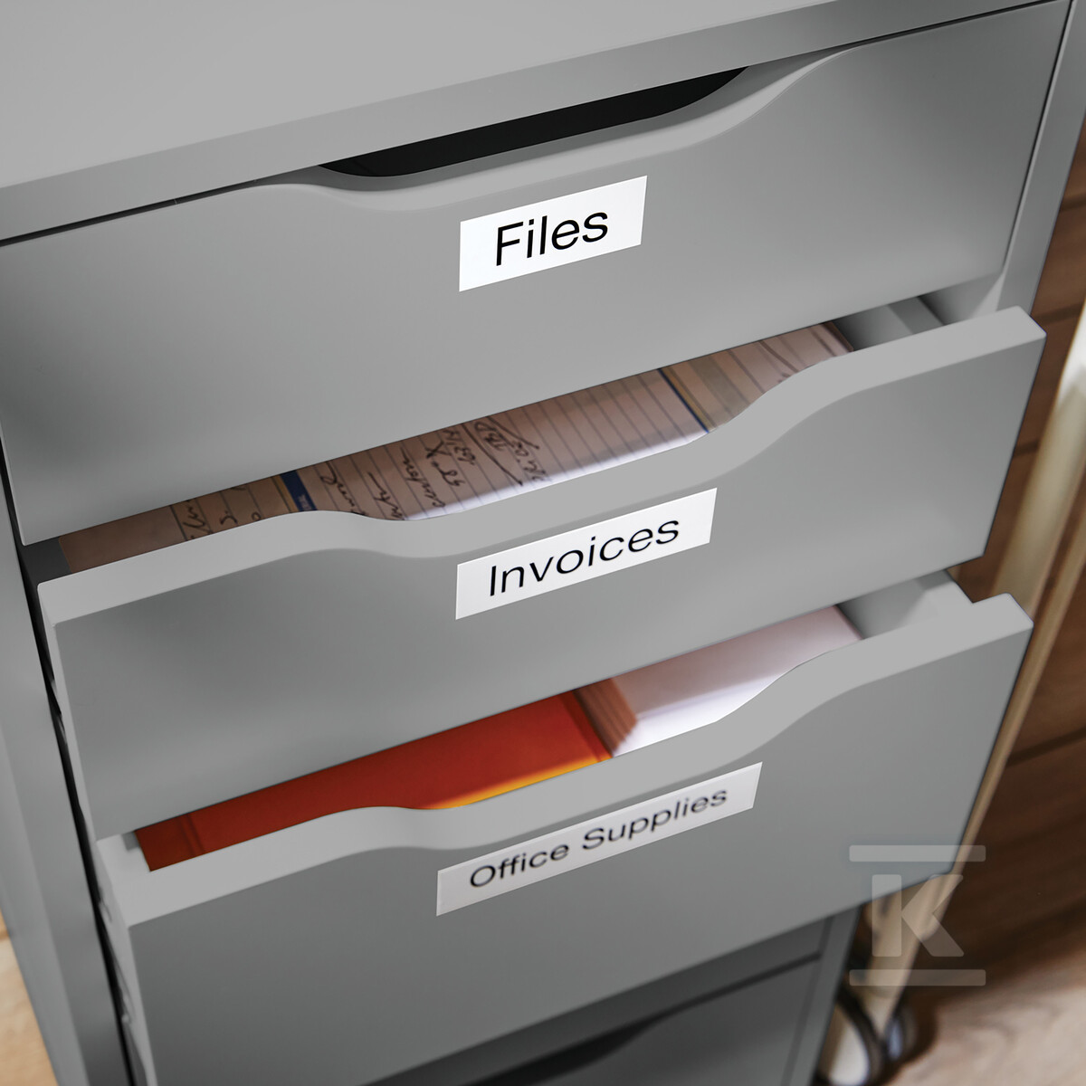 Стрічка D1 19ммх7м чорно-біла - S0720830