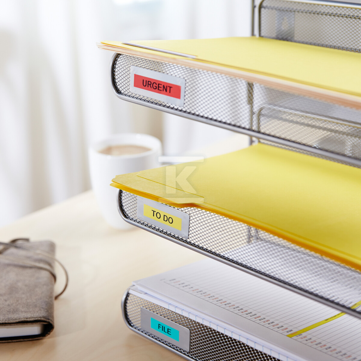 Стрічка Д1 12ммх7м, чорно-жовта - S0720580