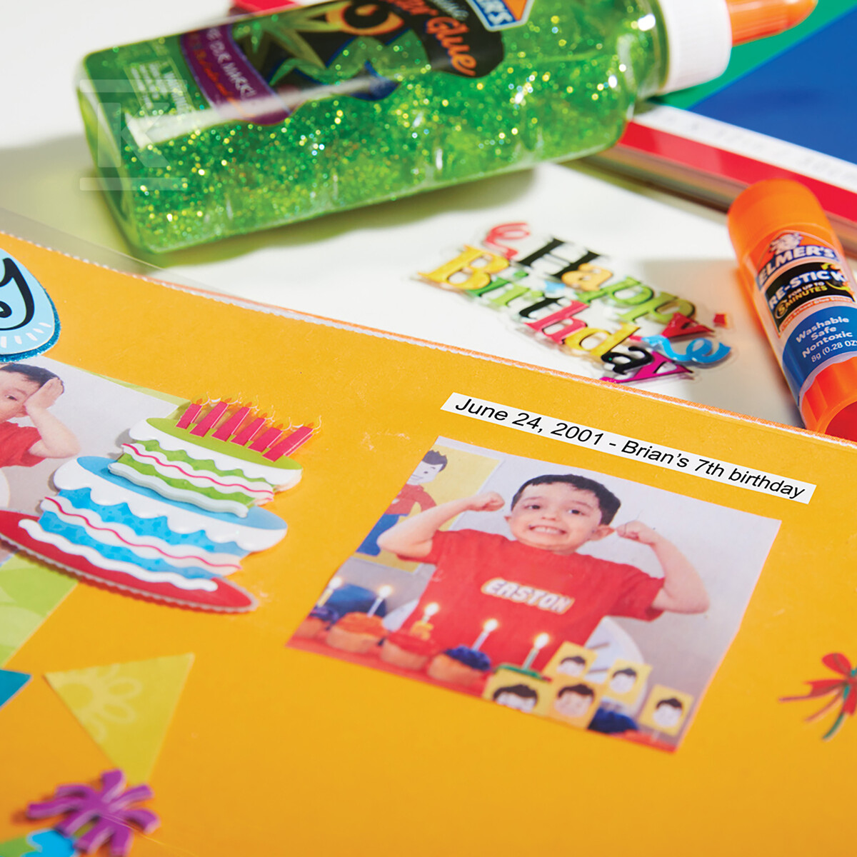 Стрічка D1 6ммх7м, чорно-біла - S0720780