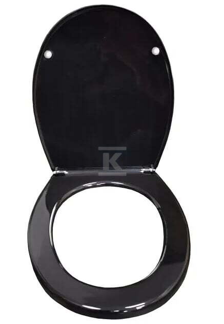 Кришка для унітазу чорна ABS - M13018BL
