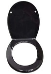 Кришка для унітазу чорна ABS