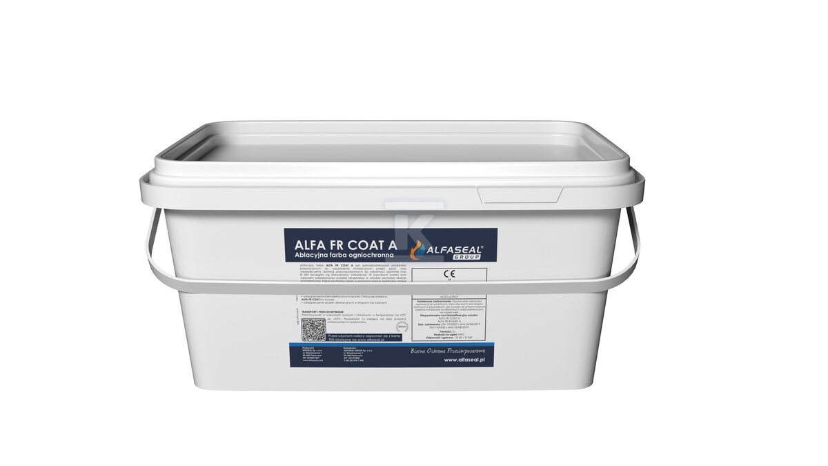 Вогнезахисна абляційна фарба ALFA FR - 2012500000