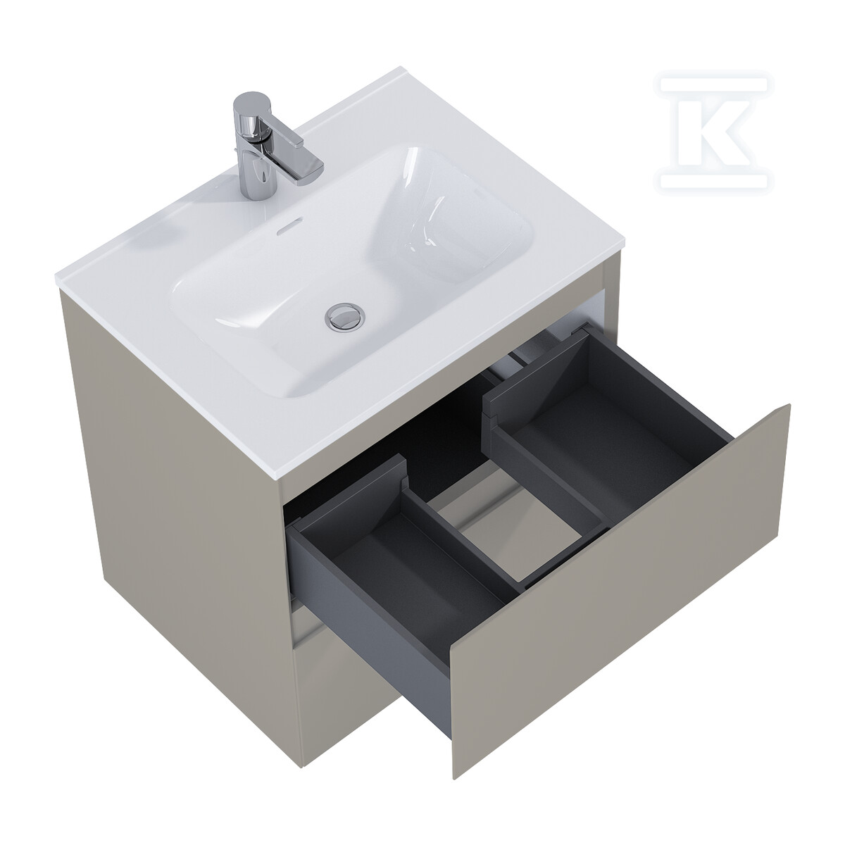 Szafka SPLIT 60 2s fume matt pdw - RE010600057020