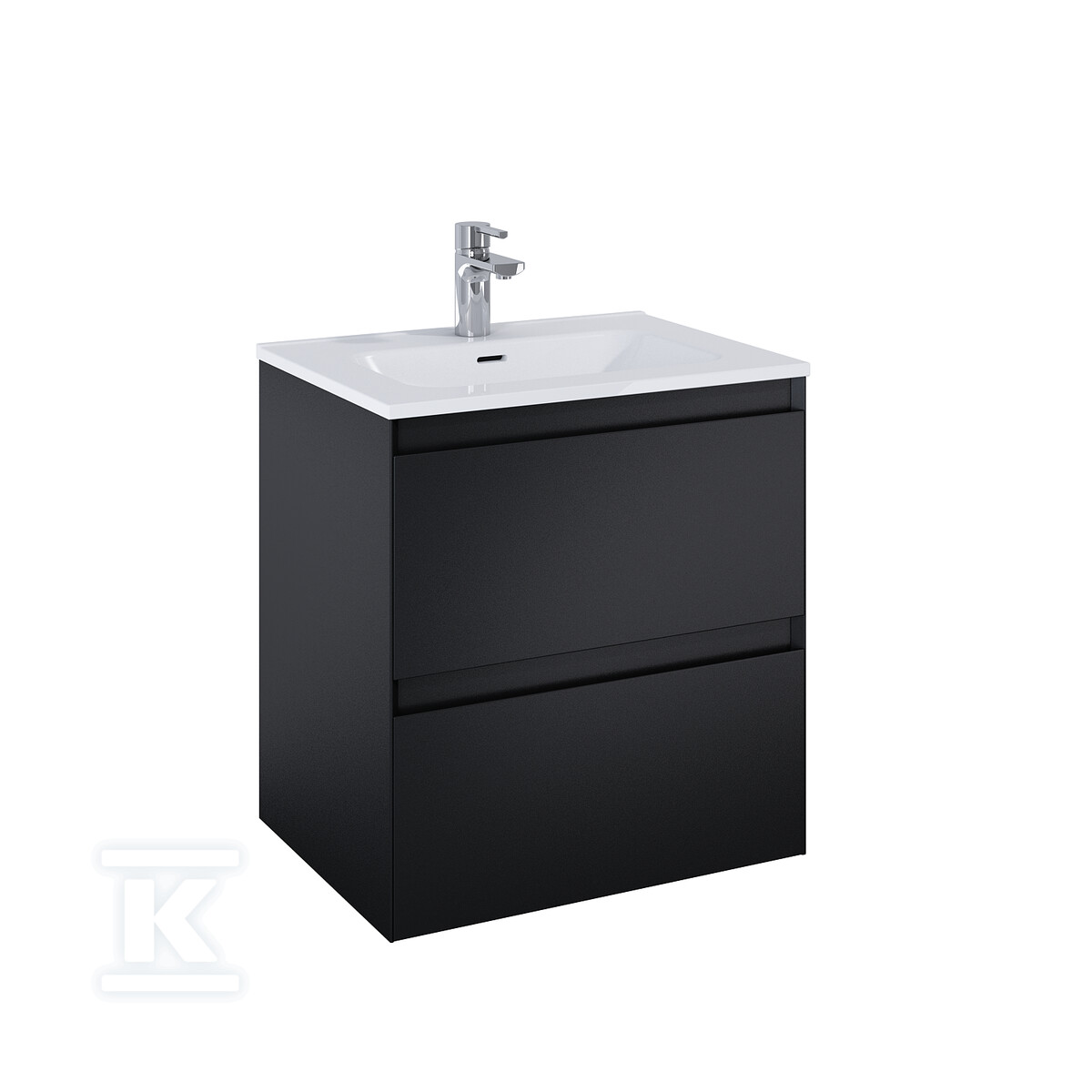 Szafka SPLIT 60 2s black matt pdw - RE010600057160