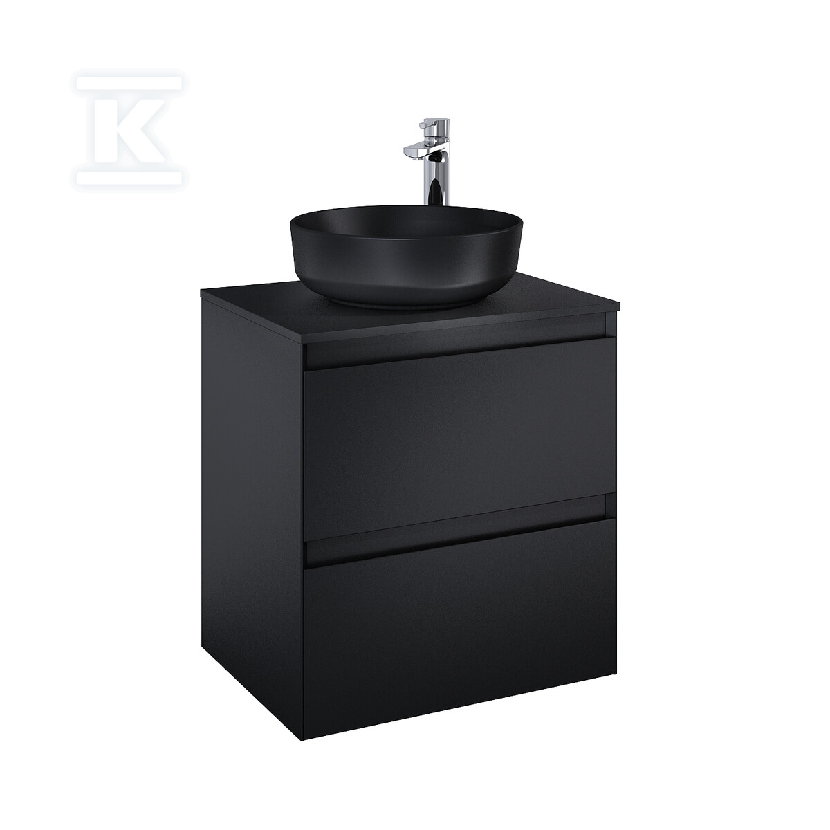 Szafka SPLIT 60 2s black matt pdw - RE010600057160