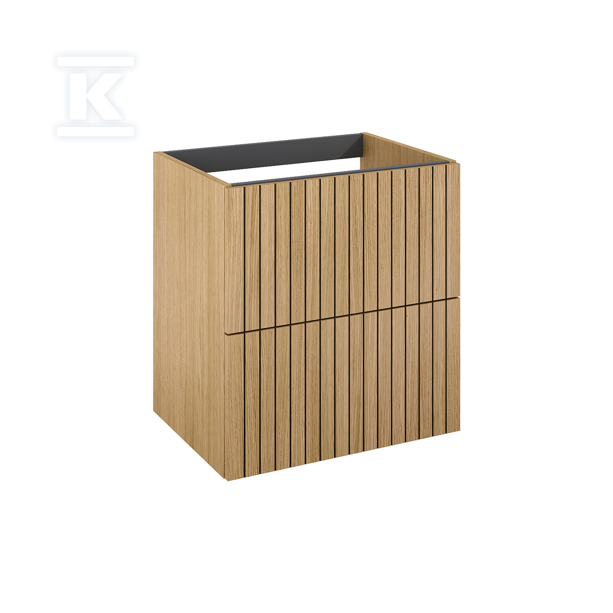 Szafka ASAMI 60 2s dąb naturalny fornir - RE010600156690