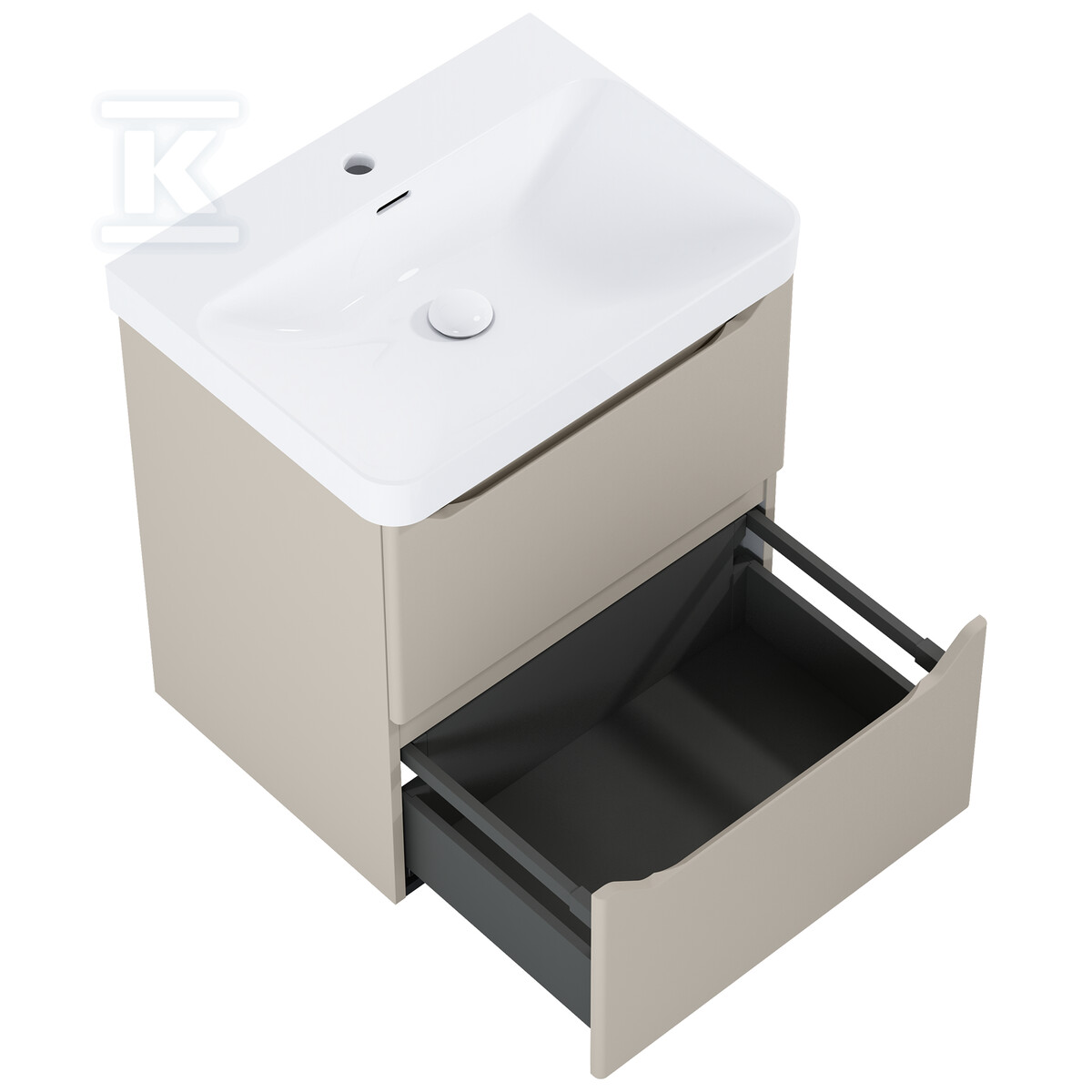 Szafka HELO 60 2s fume matt pdw - RE010600207020