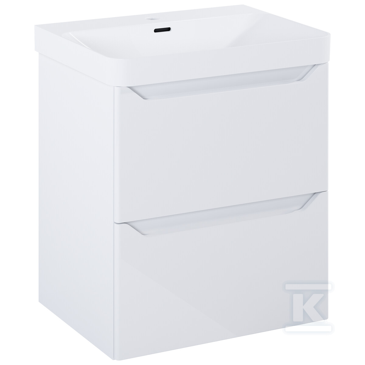 Szafka HELO 60 2s white hg pdw - RE010600208060