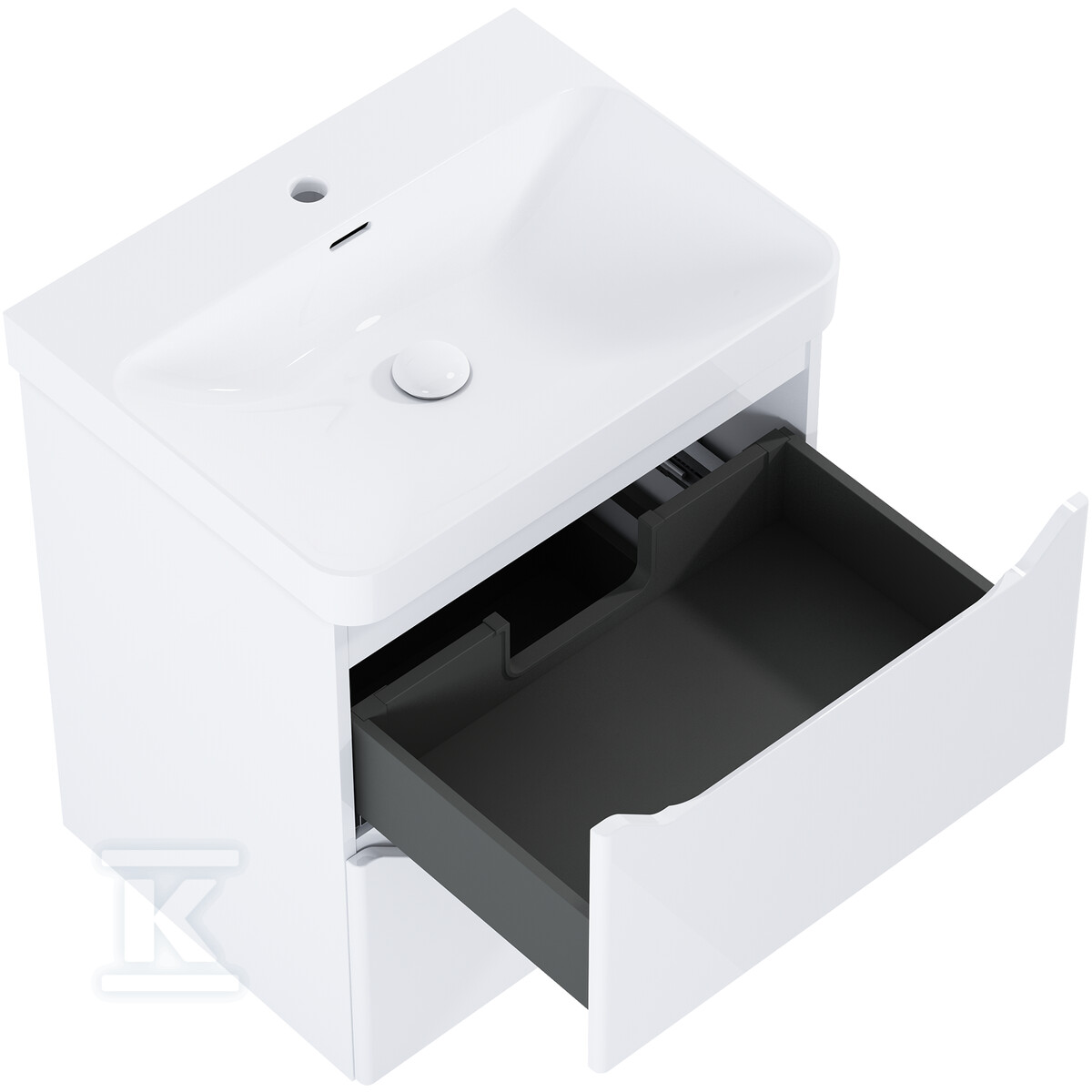 Szafka HELO 60 2s white hg pdw - RE010600208060