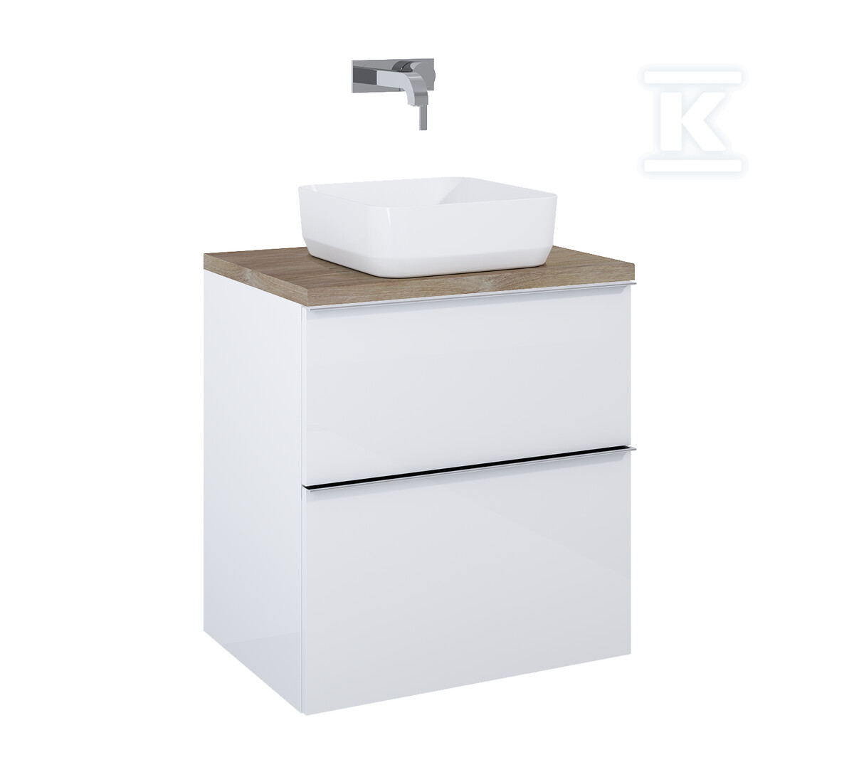 Szafka LOOK 60 2s white matt pdw - RE010601025290