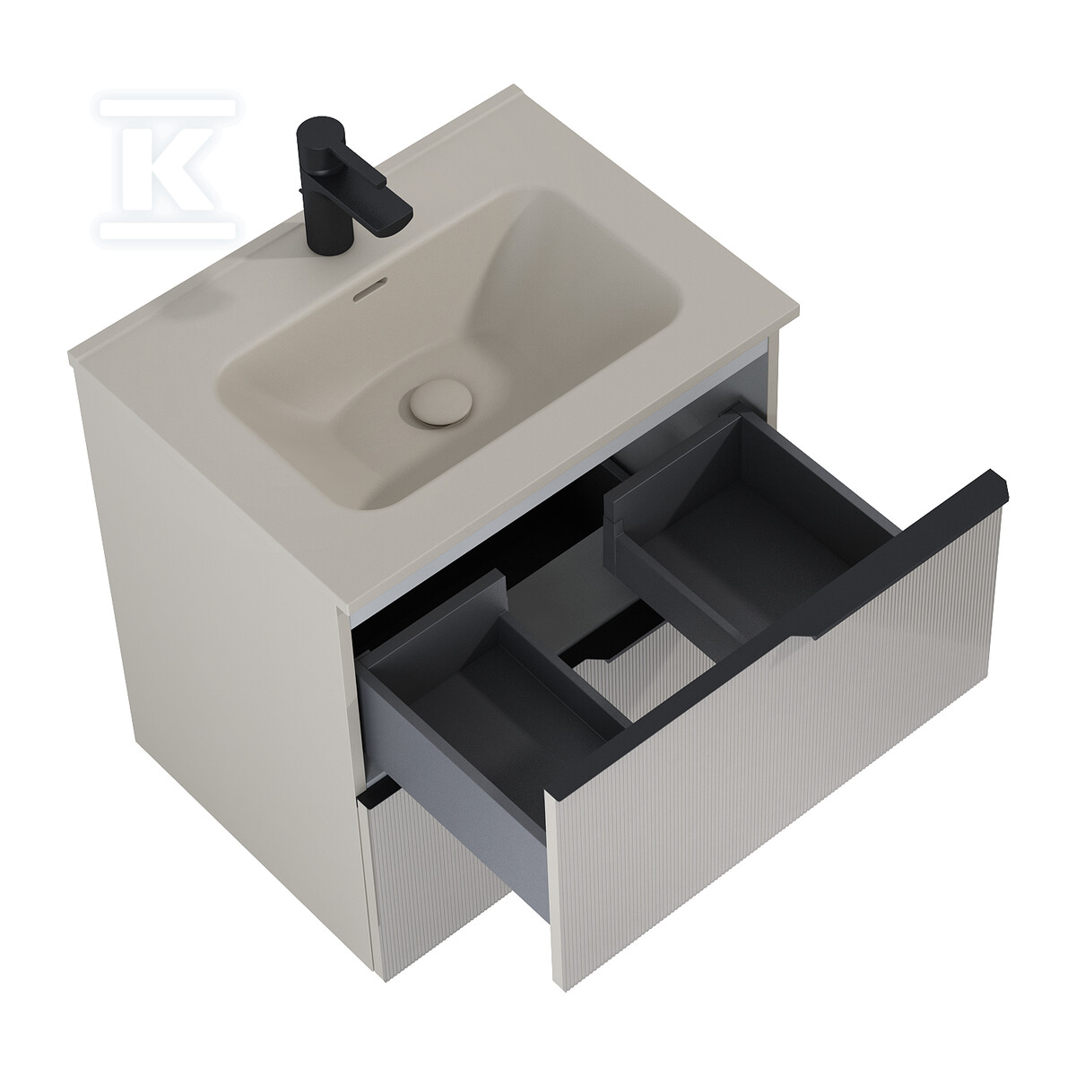 Szafka SOHO 60 2s fume matt pdw - RE010604047020