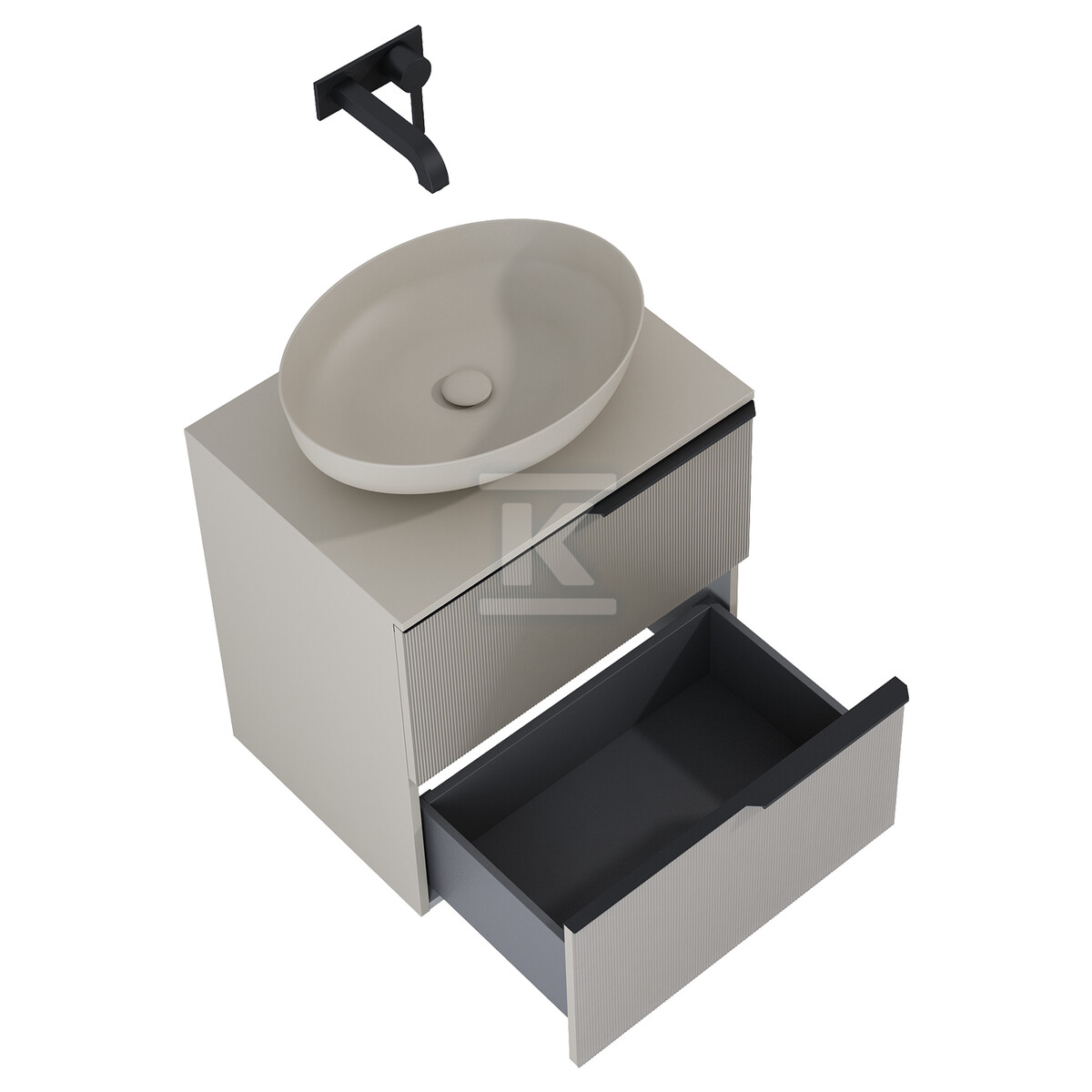 Szafka SOHO 60 2s fume matt pdw - RE010604047020