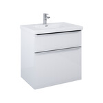 Szafka LOFTY 70 2s white hg pdw