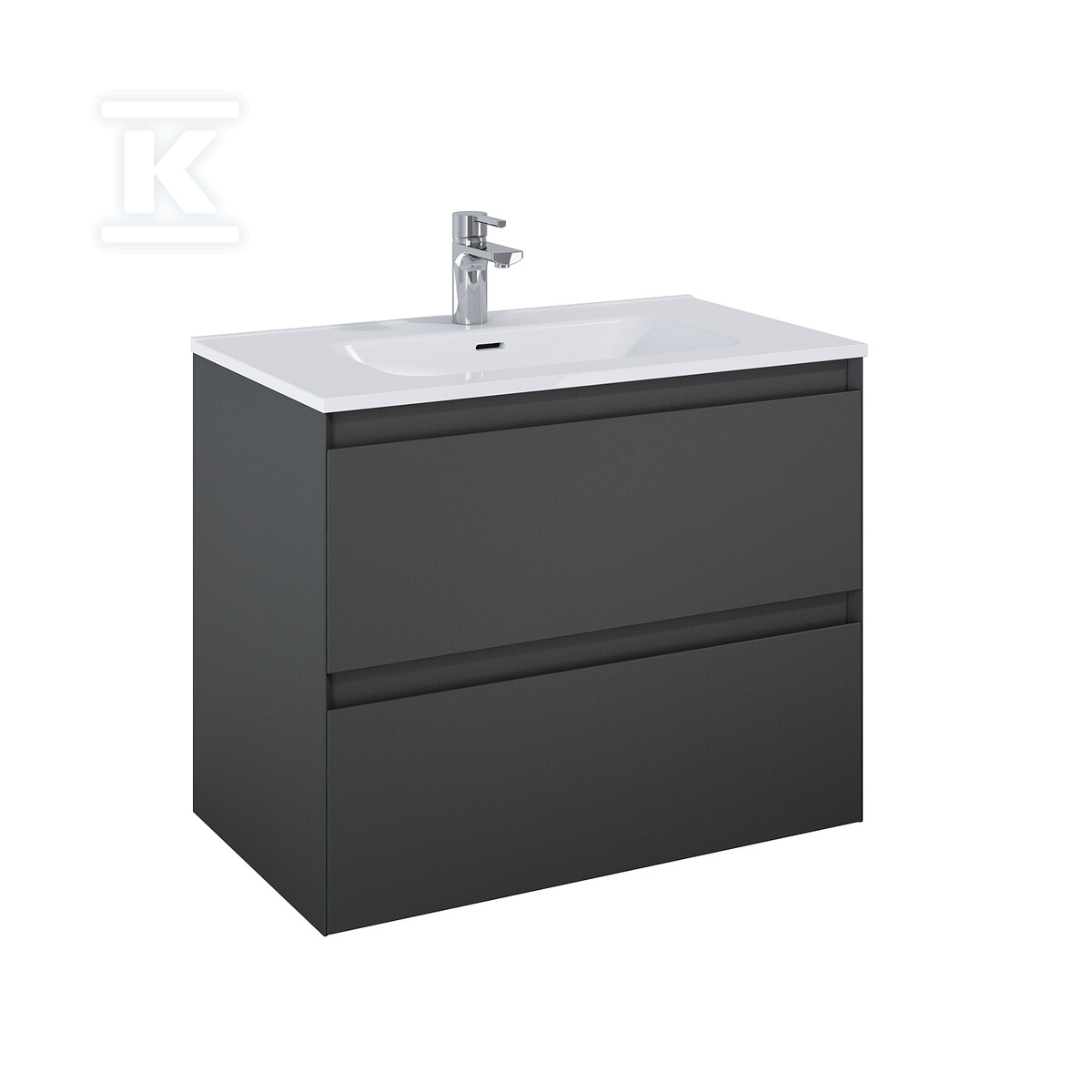 Szafka SPLIT 80 2s anthracite matt pdw - RE010800056010