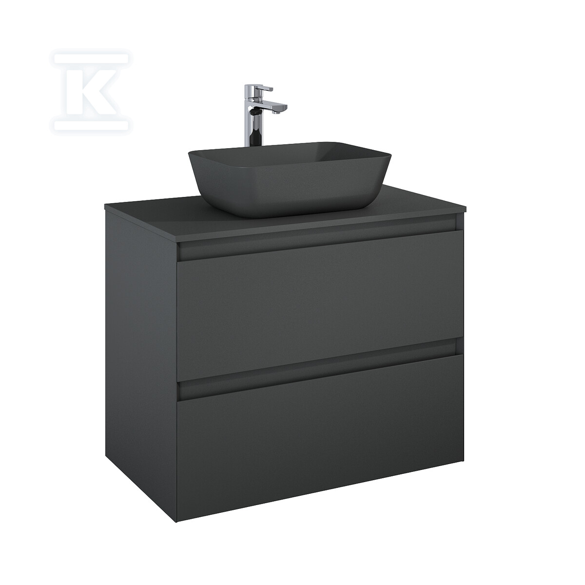 Szafka SPLIT 80 2s anthracite matt pdw - RE010800056010