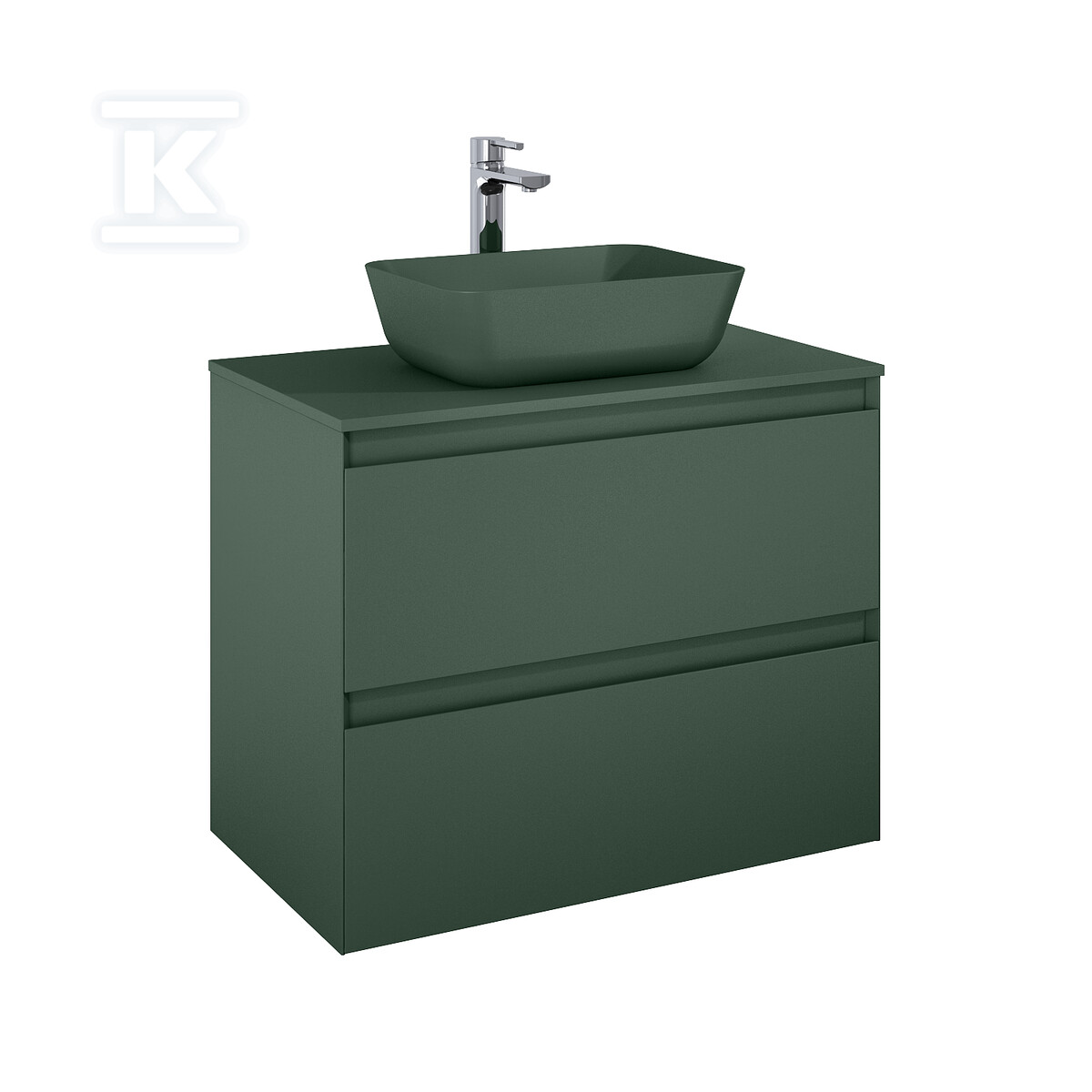 Szafka SPLIT 80 2s forest green matt - RE010800057010