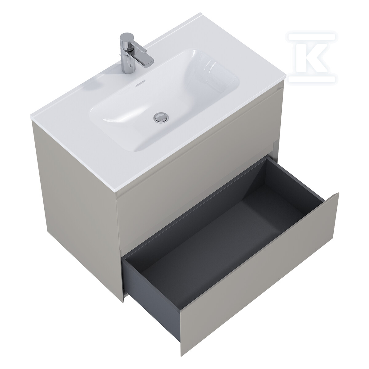 Szafka SPLIT 80 2s fume matt pdw - RE010800057020