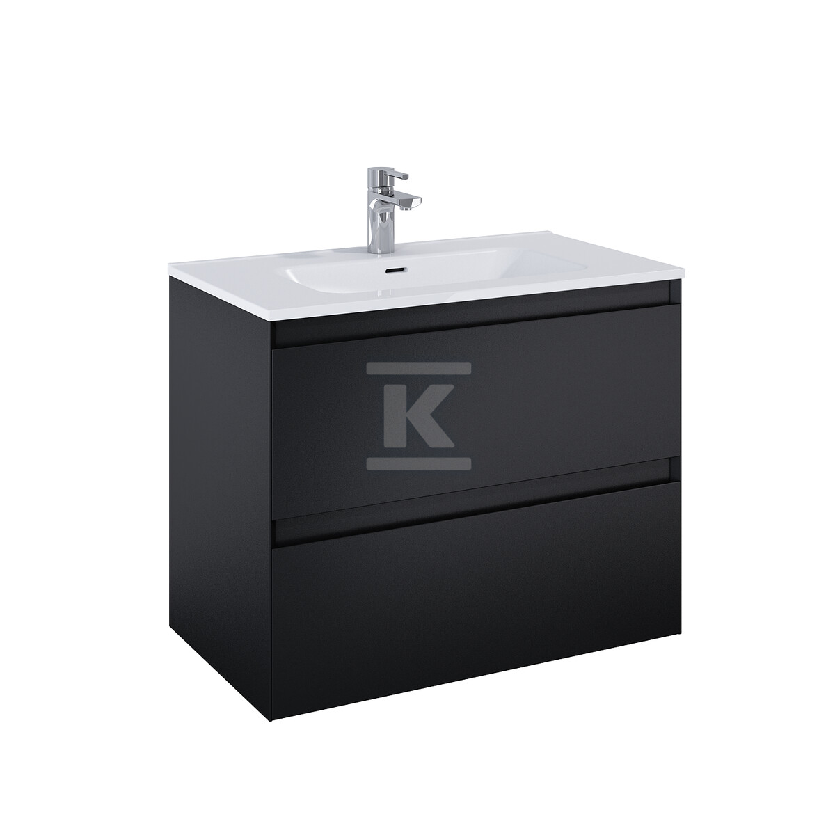 Szafka SPLIT 80 2s black matt pdw - RE010800057160