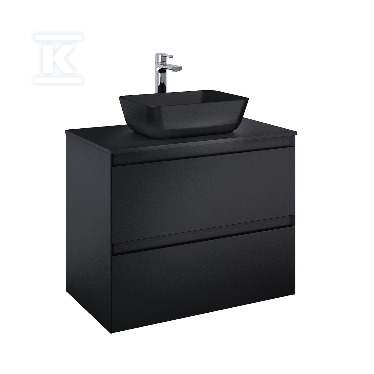 Szafka SPLIT 80 2s black matt pdw - RE010800057160