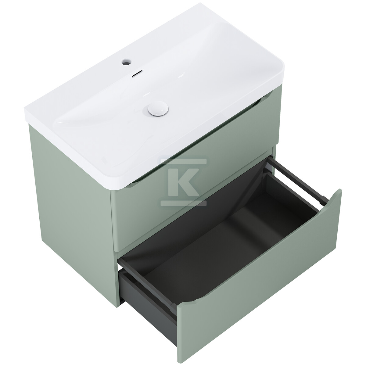 Szafka HELO 80 2s sage matt pdw - RE010800201470