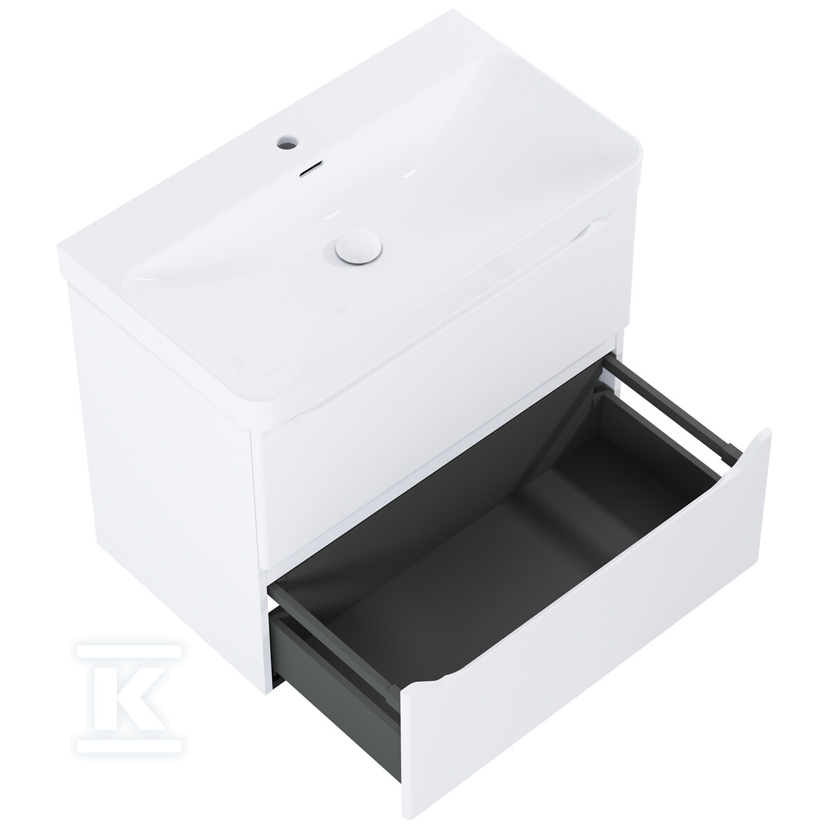 Szafka HELO 80 2s white matt pdw - RE010800205290