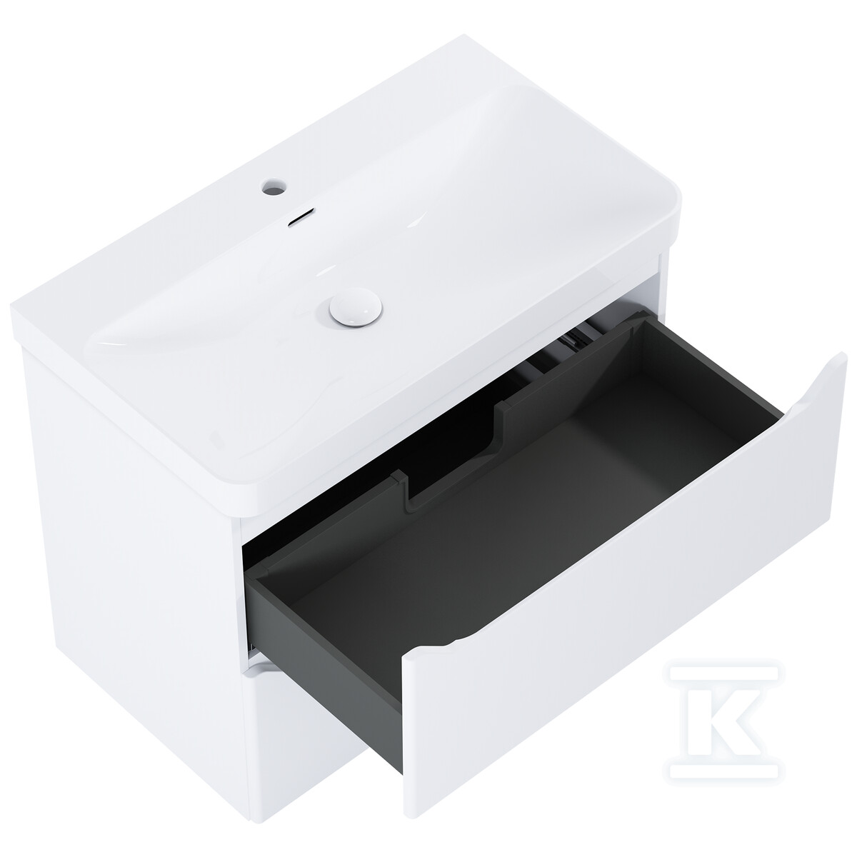 Szafka HELO 80 2s white matt pdw - RE010800205290
