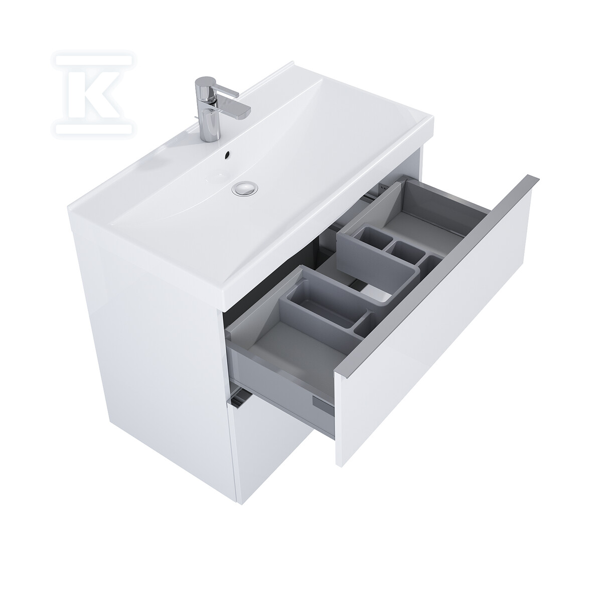Szafka LOOK 80 2s white matt pdw - RE010801025290