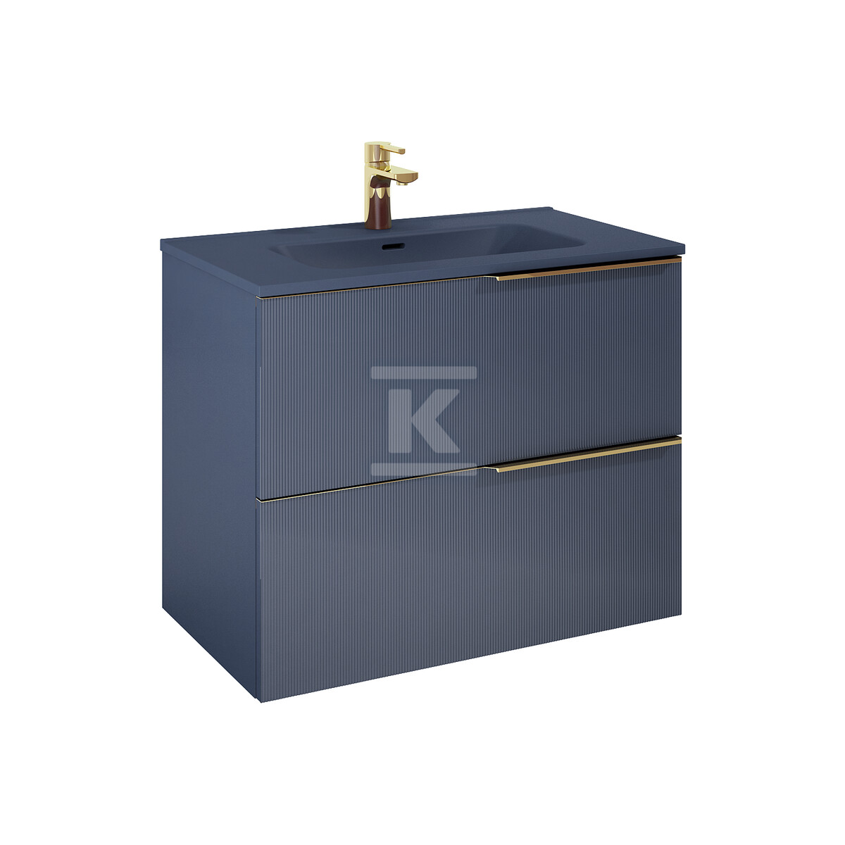 Szafka SOHO 80 2s navy blue matt pdw - RE010804047030