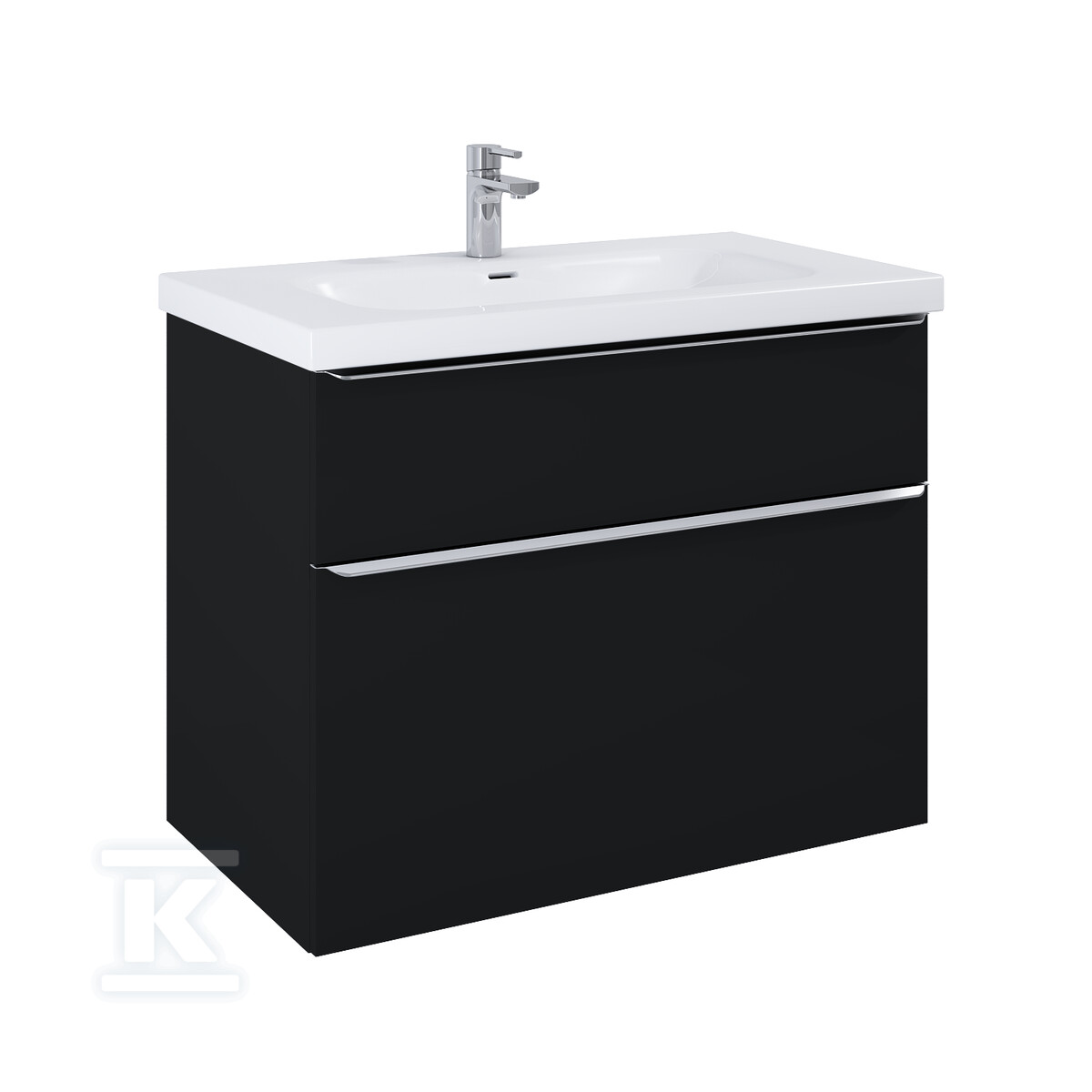 Szafka LOFTY 90 2s black matt pdw - RE010900027160
