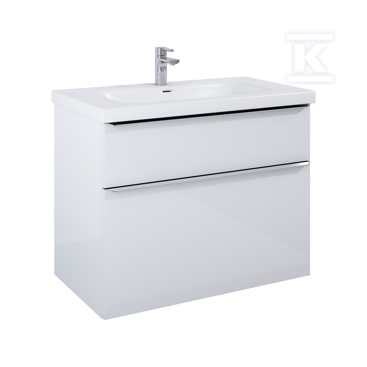 Szafka LOFTY 90 2s white hg pdw - RE010900028060
