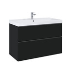 Szafka LOOK 100 2s black matt pdw