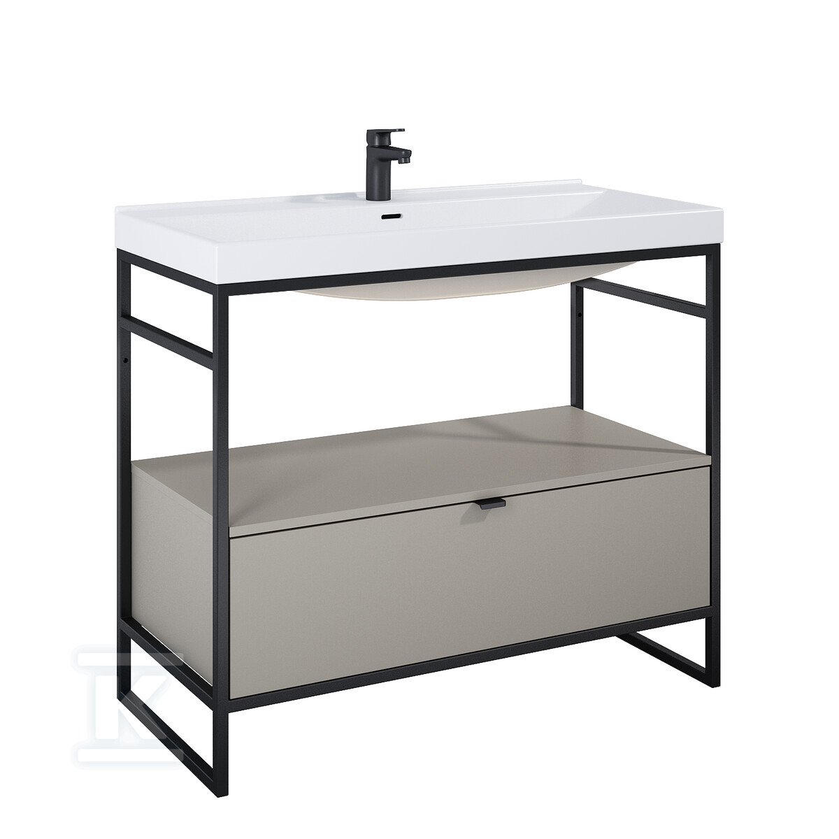 Szafka INDUS 100 1s fume matt do - RE011000077020