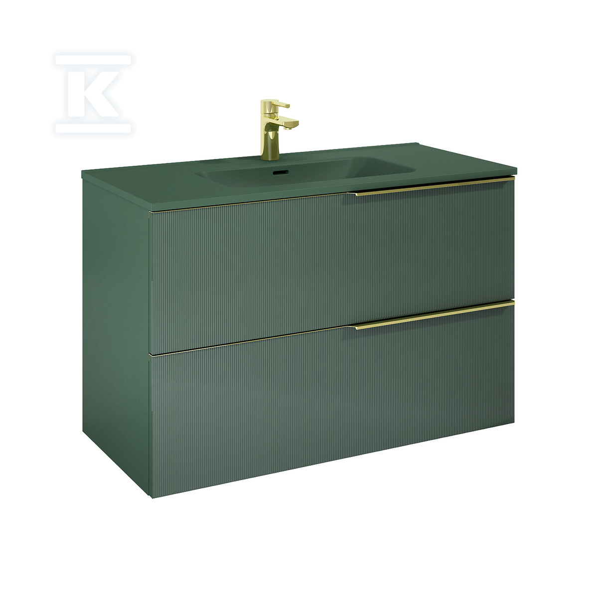 Szafka SOHO 100 2s forest green matt - RE011004047010
