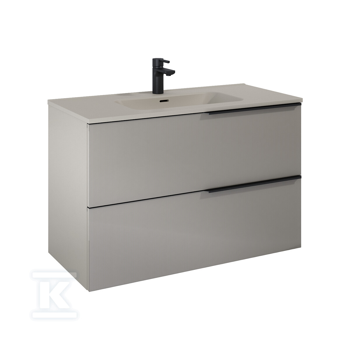 Szafka SOHO 100 2s fume matt pdw - RE011004047020