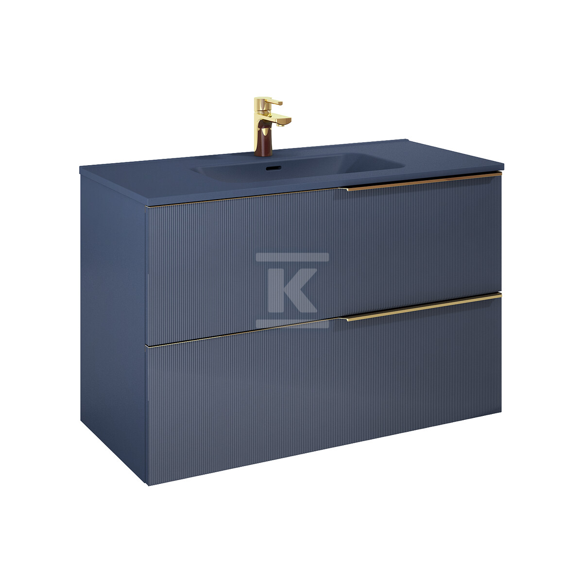 Szafka SOHO 100 2s navy blue matt pdw - RE011004047030