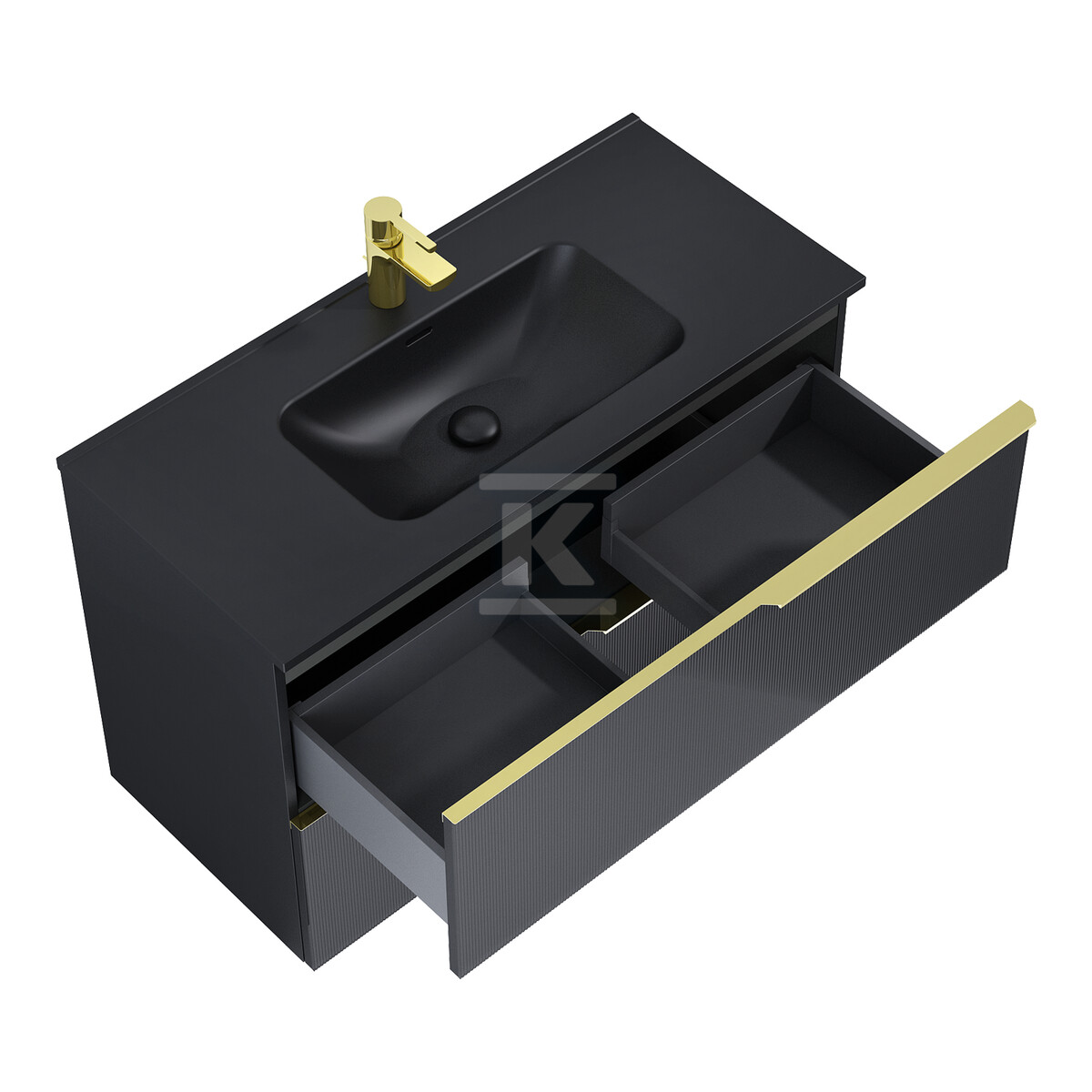 Szafka SOHO 100 2s black matt pdw - RE011004047160