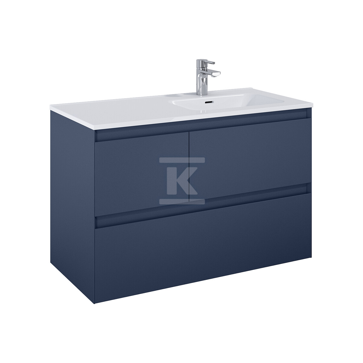 Szafka SPLIT 100 3s p navy blue matt - RE011005157030