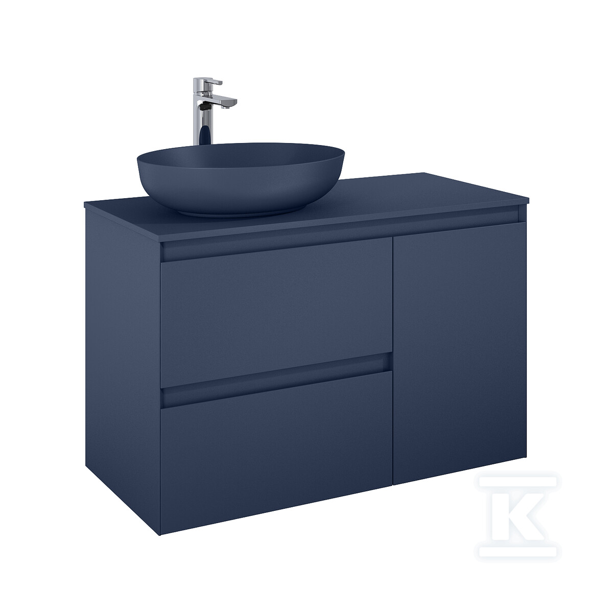 Szafka SPLIT 100 2s l cargo navy bluet - RE011006057030
