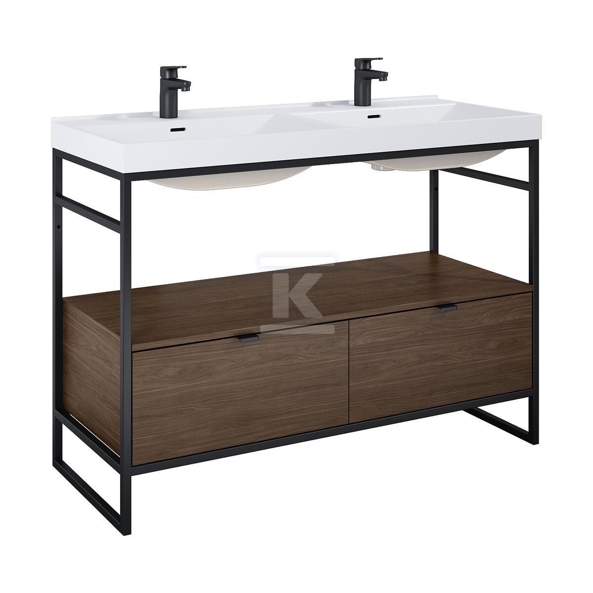 Szafka INDUS 120 2s orzech lincoln do - RE011200077060