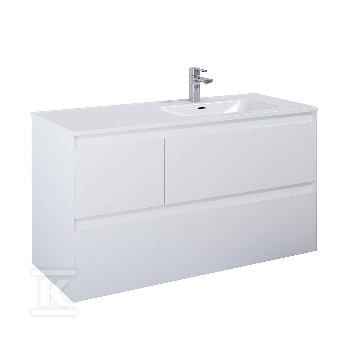 Szafka SPLIT 120 3s p white matt pdw - RE012005155290