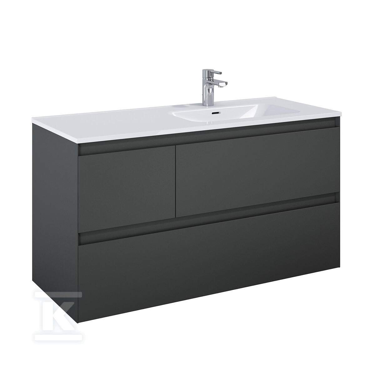 Szafka SPLIT 120 3s p anthracite matt - RE012005156010