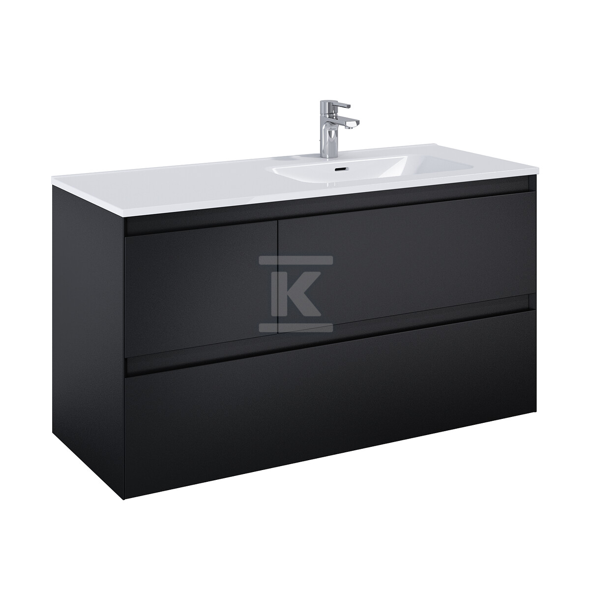 Szafka SPLIT 120 3s p black matt pdw - RE012005157160