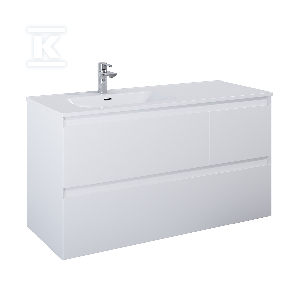 Szafka SPLIT 120 3s l white matt pdw - RE012006155290