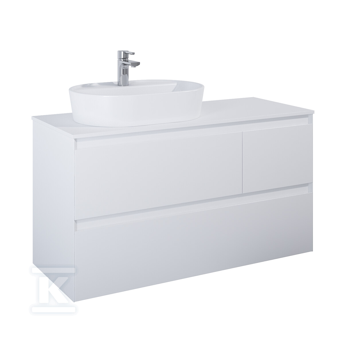 Szafka SPLIT 120 3s l white matt pdw - RE012006155290