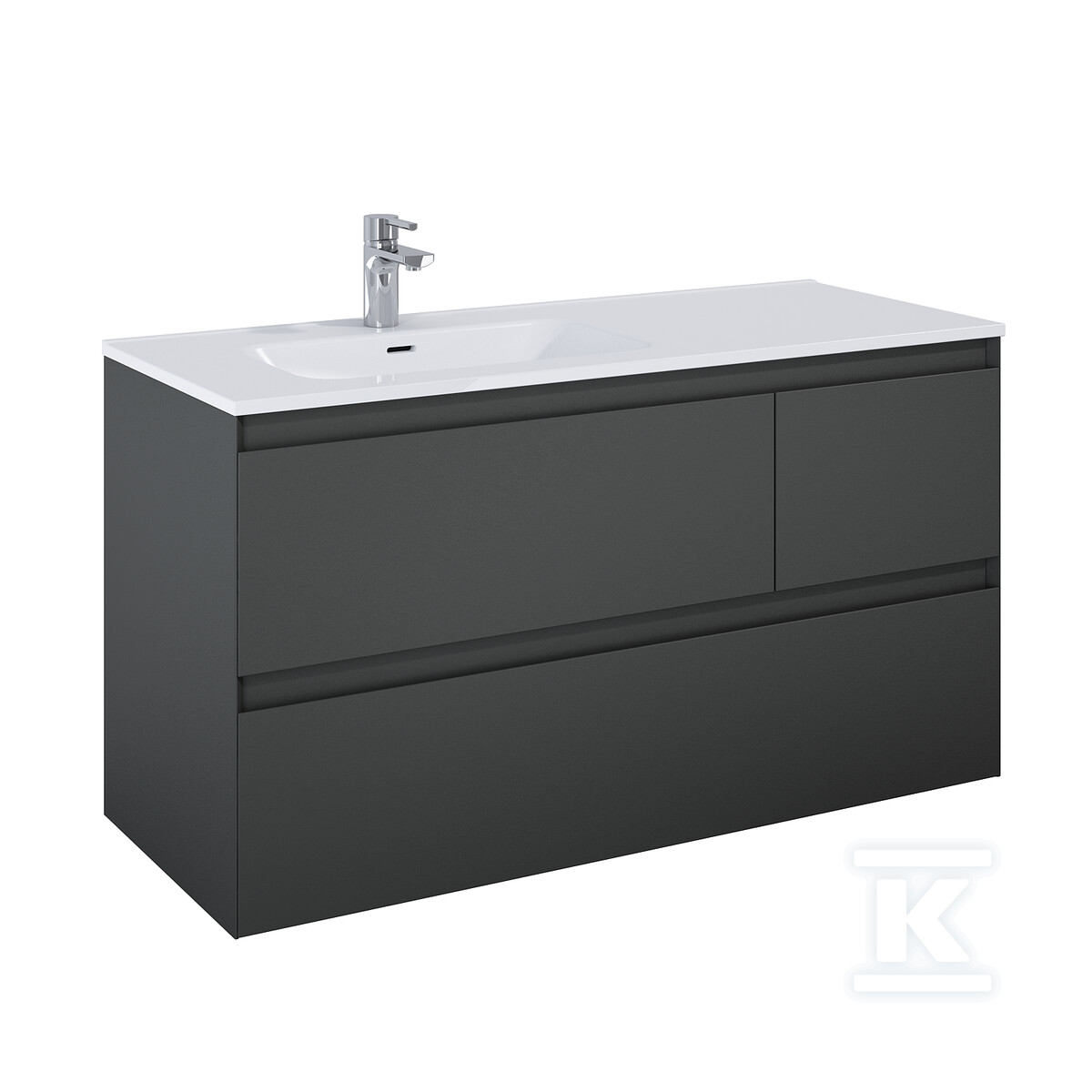 Szafka SPLIT 120 3s l anthracite matt - RE012006156010