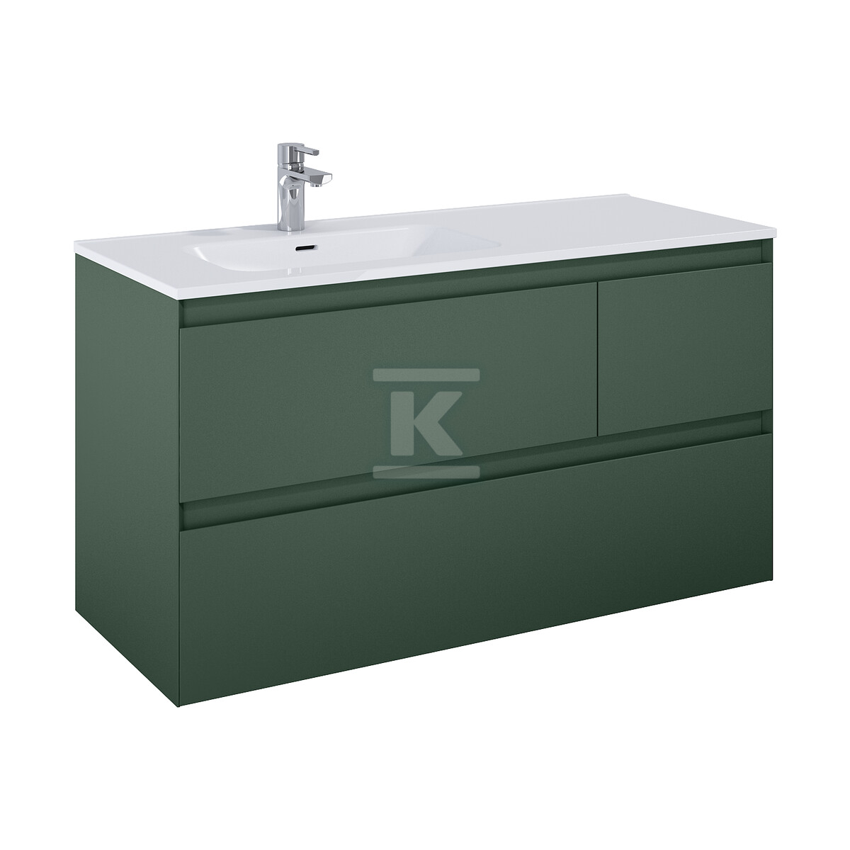 Szafka SPLIT 120 3s l forest green matt - RE012006157010